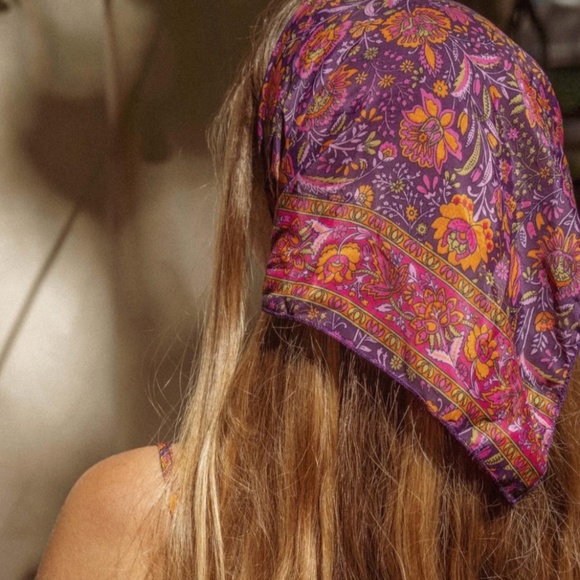Silk Hippie Boho Bandana - Picture 1 of 2